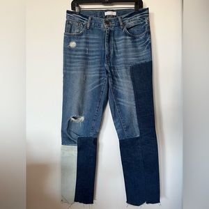 Sandro patchwork jeans